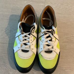 Jimmy Choo Neon Green Sneakers!